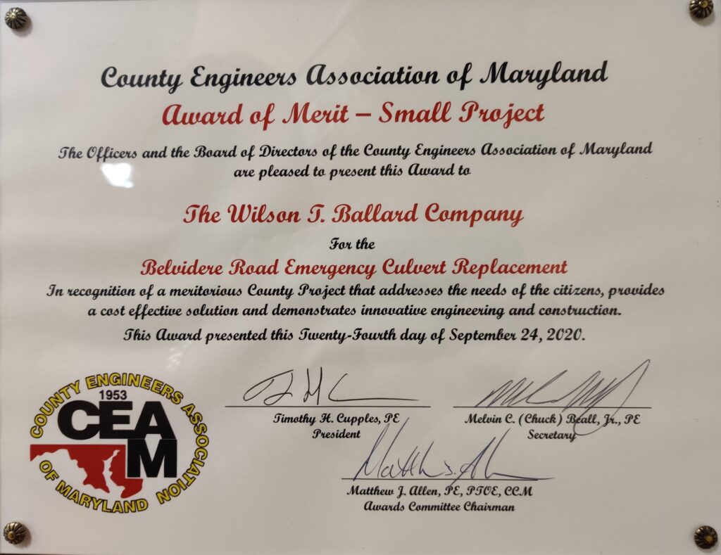 CEAM Award of Merit - Small Project